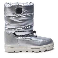 Śniegowce Geox. Szare śniegowce dziewczęce Geox, bez zapięcia. Za 249.99 zł.