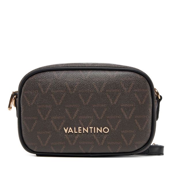 Torebka Valentino. Brązowe listonoszki damskie Valentino, bez wzorów, bez dodatków. Za 259.99 zł.