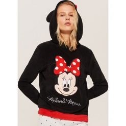 Bluza piżamowa Minnie Mouse - Czarny. Czarne piżamy damskie House, z motywem z bajki. Za 59.99 zł.