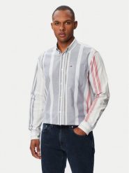 Tommy Jeans Koszula Oxford DM0DM23246 Niebieski jasny Relaxed Fit. Niebieskie koszule męskie Tommy Jeans, l, bez wzorów, z bawełny, bez kołnierzyka, bez ramiączek. Za 369.99 zł.