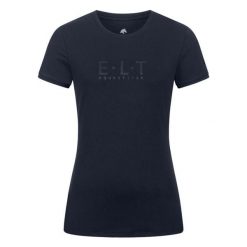Koszulka damska ELT Perugia. Niebieskie koszulki sportowe damskie ELT, l, bez wzorów, bez kołnierzyka, bez ramiączek. Za 158.00 zł.