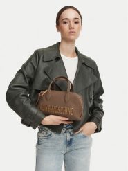 LOVE MOSCHINO Torebka JC4252PP0PKD0203 Brązowy. Brązowe torebki do ręki damskie Love Moschino, bez wzorów, ze skóry, bez dodatków. Za 949.99 zł.