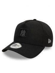 New Era Czapka z daszkiem Metallic Patch Eframe New York Yankees 60595208 Czarny. Czarne czapki i kapelusze damskie New Era, bez wzorów, z bawełny. Za 99.99 zł.