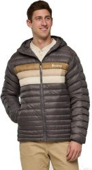 M'S Fuego Down Hooded Jacket, Cinder Stripes, XL. Kurtki męskie Cotopaxi, m, bez wzorów, bez kaptura. Za 1,047.19 zł.