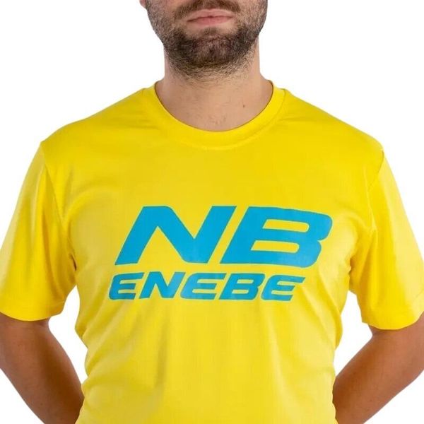 Koszulka Enebe Zircon. Żółte koszulki sportowe męskie ENEBE, m, bez wzorów, z materiału, bez kołnierzyka, bez ramiączek. Za 145.99 zł.