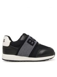 BOSS Sneakersy J52822 Czarny. Czarne buty sportowe chłopięce Boss, bez wzorów, z materiału, bez zapięcia. Za 559.99 zł.