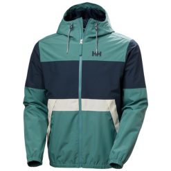 Kurtka wodoodporna Helly Hansen Koster. Zielone kurtki męskie Helly Hansen, m, bez wzorów, bez kaptura. Za 760.00 zł.