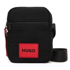 Saszetka HUGO. Czarne saszetki męskie Hugo, młodzieżowe, małe. Za 157.99 zł.