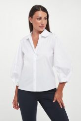 Koszula damska popelinowa Biana JOOP!. Koszule damskie JOOP!, l, bez wzorów, bez kołnierzyka, bez ramiączek. Za 629.00 zł.