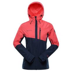 Kurtka damska turystyczna wodoodporna 10.000 Norema 3. Czerwone kurtki sportowe damskie Alpine Pro, bez wzorów, bez kaptura, trekkingowe. W wyprzedaży za 679.00 zł.