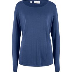 Luźniejszy sweter bonprix kobaltowy. Swetry damskie bonprix. Za 26.99 zł.