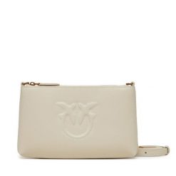 Torebka PINKO. Białe listonoszki damskie Pinko, bez wzorów, bez dodatków. Za 409.99 zł.