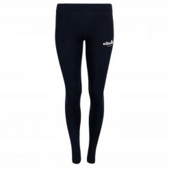 LEGGINSY DAMSKIE DŁUGIE ELLESSE KOLOR CZARNY. Czarne legginsy sportowe damskie Ellesse, l, bez wzorów, z bawełny, długie, na fitness i siłownię. Za 95.20 zł.