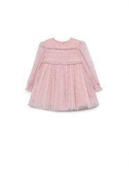 Abel & Lula Sukienka elegancka 5506 Różowy Regular Fit. Czerwone sukienki dla dziewczynek Abel & Lula, bez wzorów, z syntetyku, eleganckie, bez ramiączek. Za 289.99 zł.