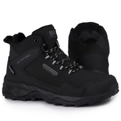 Buty męskie trekkingowe ocieplane Softshell DK Sauron. Czarne trekkingi męskie DK, na zimę, trekkingowe. W wyprzedaży za 169.00 zł.