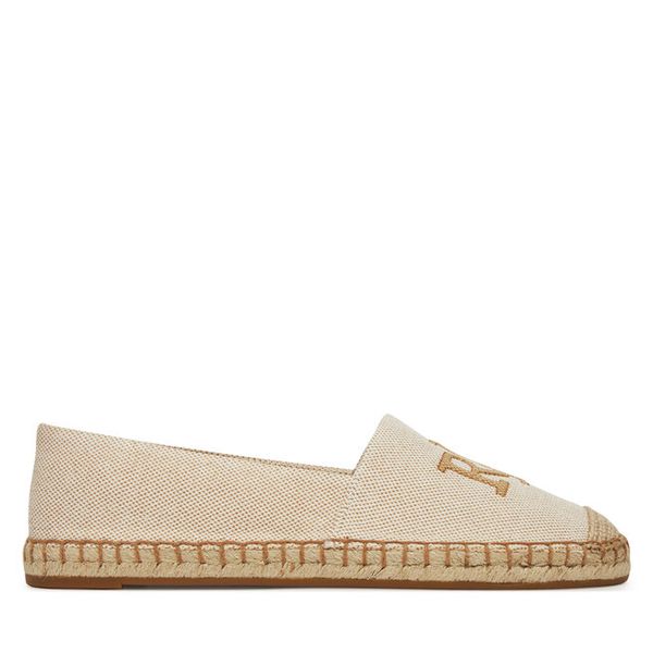 Espadryle LAUREN RALPH LAUREN. Brązowe espadryle damskie Lauren Ralph Lauren, bez wzorów, bez obcasa, bez zapięcia. Za 293.99 zł.