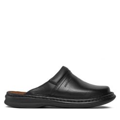 Klapki Josef Seibel. Czarne klapki męskie Josef Seibel. Za 269.99 zł.