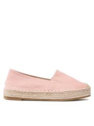 Jenny Fairy Espadryle WSS990-106 Różowy. Czerwone espadryle damskie Jenny Fairy, bez wzorów, z materiału, bez obcasa, bez zapięcia. Za 99.99 zł.