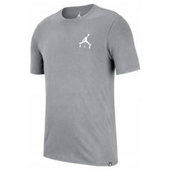 Koszulka sportowa męska Nike Jordan Jumpman Air Embroidered Tee. Szare koszulki sportowe męskie Nike, m, bez wzorów, z bawełny, bez kołnierzyka, bez ramiączek. Za 212.00 zł.