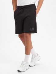 HUGO szorty dresowe Mężczyźni Bawełna czarny, XXL. Czarne szorty męskie Hugo, m, bez wzorów, z bawełny. Za 299.95 zł.