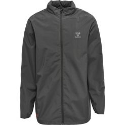 Kurtka do piłki nożnej męska Hummel Grid All Weather. Czarne kurtki męskie Hummel, l, bez wzorów, sportowe, bez kaptura. W wyprzedaży za 381.00 zł.