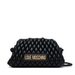 Torebka LOVE MOSCHINO. Czarne listonoszki damskie Love Moschino, bez wzorów, bez dodatków. Za 1,029.00 zł.