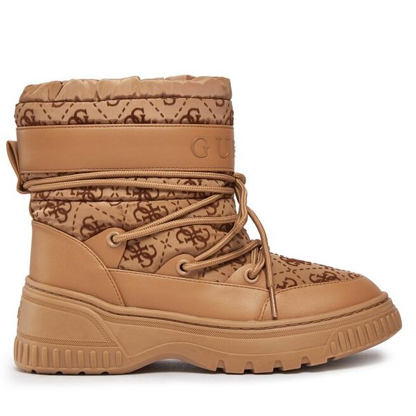 Śniegowce Guess. Brązowe kozaki damskie Guess. Za 599.99 zł.