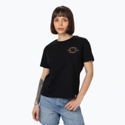 Koszulka damska Pitbull Heart. Czarne koszulki sportowe damskie PITBULL, xl, bez wzorów, bez kołnierzyka, bez ramiączek. Za 69.99 zł.
