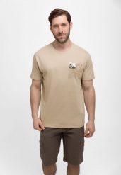 Szorty, bojówki, Comfort Fit, P-THOR. Brązowe szorty męskie Volcano, m, bez wzorów, z elastanu. Za 179.99 zł.