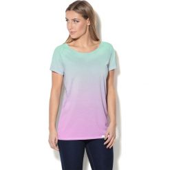 Colour Pleasure Koszulka CP-034 62 turkusowo-różowa r. M-L. T-shirty damskie Colour Pleasure. Za 70.35 zł.