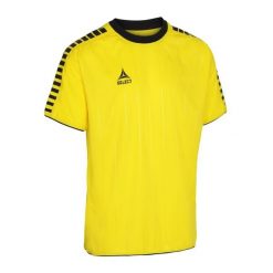 Koszulka piłkarska poliestrowa męska Select ARGENTINA żółta. Czarne koszulki sportowe męskie Select, m, bez wzorów, z materiału, bez kołnierzyka, bez ramiączek, do piłki nożnej. Za 119.01 zł.