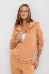LEKKA BLUZA MOLLY MANGO XS - Flawless. Bluzy damskie Flawless, s, bez wzorów, z bawełny, bez kaptura. Za 190.00 zł.