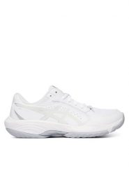 Asics Buty halowe Gel-Task 5 1072A133 Biały. Białe obuwie sportowe damskie Asics, bez wzorów, ze skóry. Za 369.99 zł.