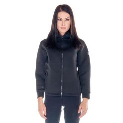Damska kurtka neoprenowa Leone Basic. Czarne kurtki sportowe damskie LEONE 1947 APPAREL, l, bez wzorów, z neoprenu, bez kaptura, trekkingowe. W wyprzedaży za 251.55 zł.
