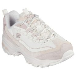 Tenisówki Skechers Model Dlites - Cold Days Kolor Beżowy. Brązowe trampki i tenisówki damskie Skechers, bez wzorów, z materiału, bez zapięcia. Za 359.99 zł.