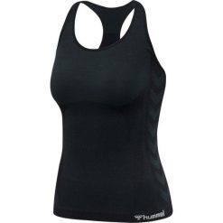 Damski tank top Hummel hmlclea top. Czarne obuwie sportowe damskie Hummel, bez wzorów, na fitness i siłownię. Za 265.50 zł.