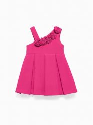 Abel & Lula Sukienka elegancka 5018 Czerwony Regular Fit. Czerwone sukienki dla dziewczynek Abel & Lula, bez wzorów, z syntetyku, eleganckie, bez ramiączek. Za 299.99 zł.