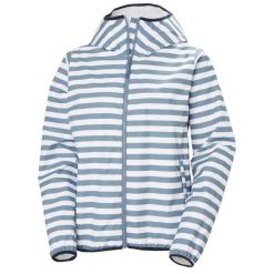 Damska kurtka wodoodporna Helly Hansen Graphic. Niebieskie kurtki damskie Helly Hansen, bez wzorów, bez kaptura. Za 628.00 zł.