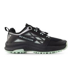 Buty terenowe damskie Bergson Tsavo MB. Czarne obuwie sportowe damskie Bergson, bez wzorów, z syntetyku, outdoorowe. Za 319.00 zł.
