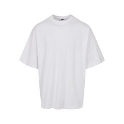 Męska Koszulka Oversize. Białe koszulki sportowe męskie Urban Classics, l, bez wzorów, bez kołnierzyka, bez ramiączek, trekkingowe. Za 84.99 zł.