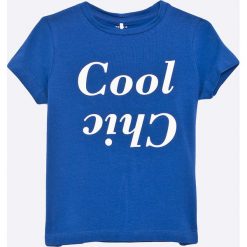 Name it - Top dziecięcy 122-164 cm. Białe t-shirty i topy dla dziewczynek Name it, bez wzorów, z bawełny, bez ramiączek. W wyprzedaży za 14.90 zł.
