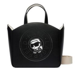 Torebka KARL LAGERFELD. Czarne torebki do ręki damskie KARL LAGERFELD, bez wzorów, klasyczne, bez dodatków. Za 1,099.00 zł.