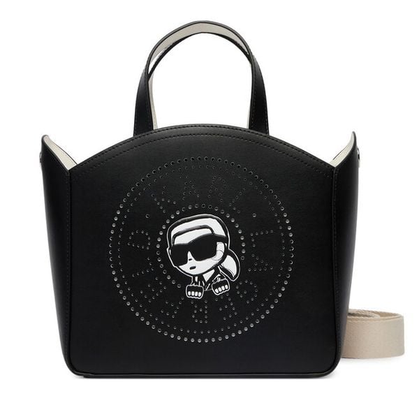 Torebka KARL LAGERFELD. Czarne torebki do ręki damskie KARL LAGERFELD, bez wzorów, klasyczne, bez dodatków. Za 938.99 zł.