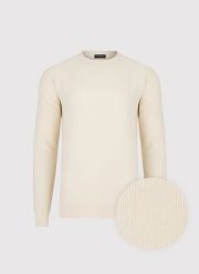 PAKO LORENTE - Beżowy sweter męski o-neck. Brązowe swetry przez głowę męskie Pako Lorente, na wiosnę, m, bez wzorów, z bawełny, bez kołnierzyka. Za 199.99 zł.