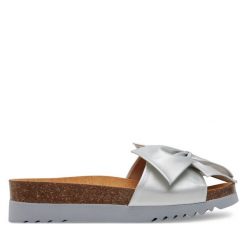Klapki Scholl. Szare klapki damskie Scholl, bez wzorów, bez obcasa. Za 189.99 zł.
