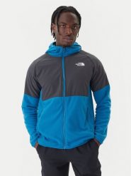 The North Face Polar Glacier NF0A89JJ Niebieski Regular Fit. Niebieskie bluzy męskie The North Face, m, bez wzorów, z polaru, bez kaptura. Za 499.99 zł.