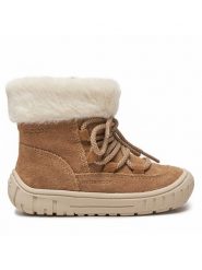 Geox Kozaki B Omar Girl Wpf B462LA 00022 C6627 M Brązowy. Brązowe buty zimowe dziewczęce Geox, bez wzorów, z materiału, bez zapięcia. Za 239.99 zł.