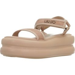 Sandały LIU-JO ARIA 03 Nago. Czerwone obuwie sportowe damskie Liu Jo, bez wzorów, ze skóry, trekkingowe. Za 504.99 zł.
