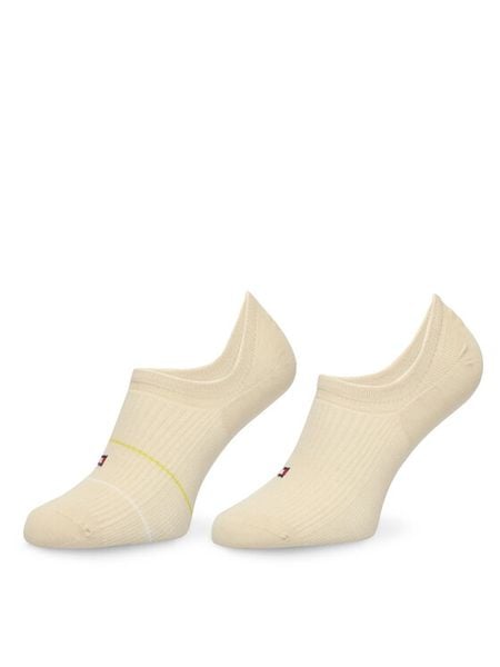 Tommy Hilfiger Stopki 701238780 Kremowy. Białe skarpety damskie Tommy Hilfiger, bez wzorów, z bawełny. Za 49.99 zł.