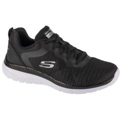 Buty do chodzenia damskie Skechers Dynamight 20. Czarne obuwie sportowe damskie Skechers, trekkingowe. Za 259.99 zł.